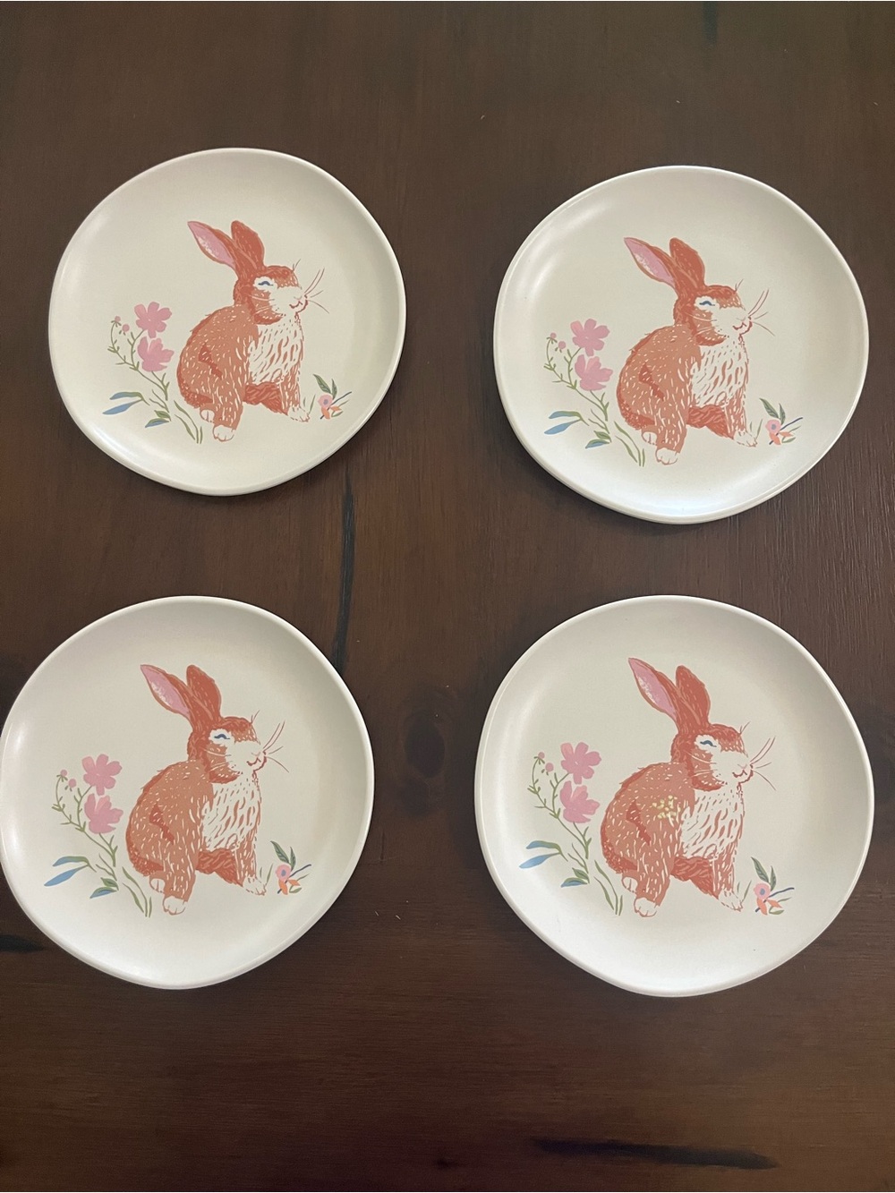Threshold Melamine Bunny Plates